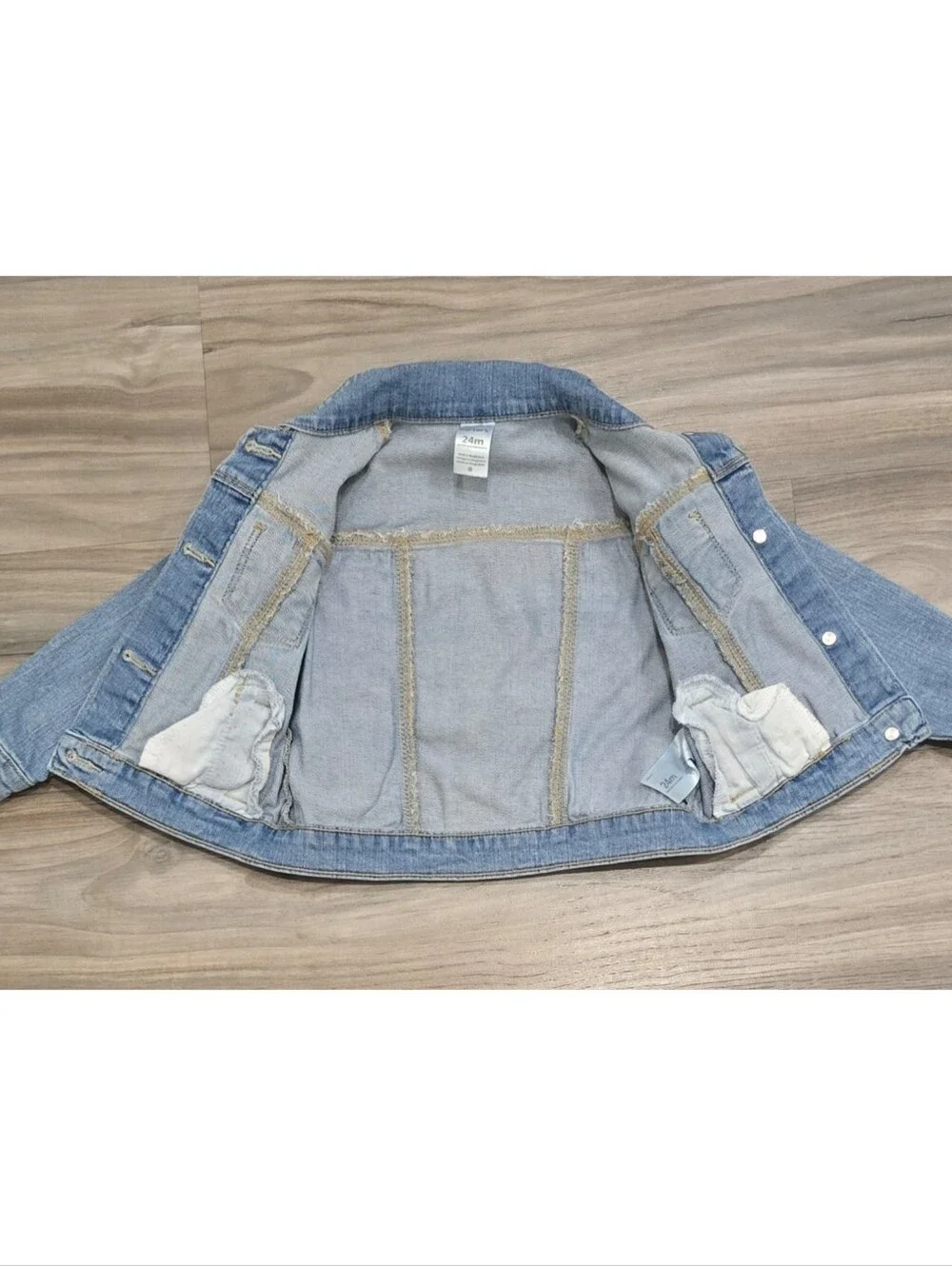 Carter’s Denim Jacket Girls 24 Months Light Wash Stretch Jean Jacket